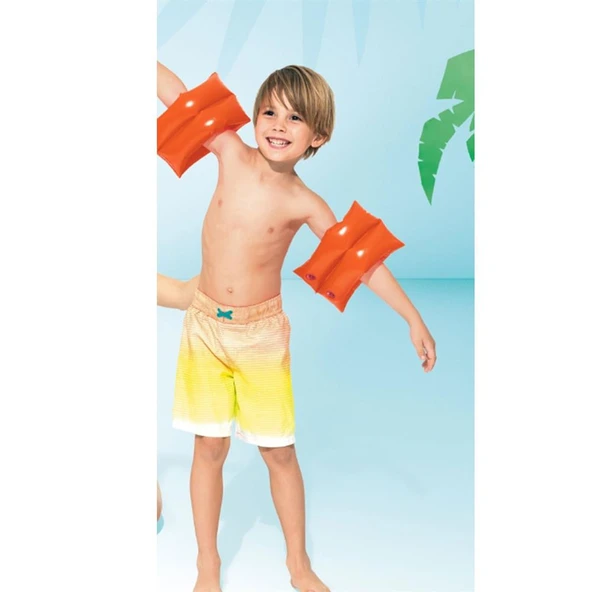 Intex Çift Boğumlu Kırmızı Kolluk 25x17 cm (6-12 Yaş) - 2