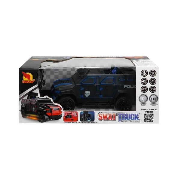 1:16 Uzaktan Kumandalı Işıklı Polis Panzer 1 Adet Fiyatıdır - 4