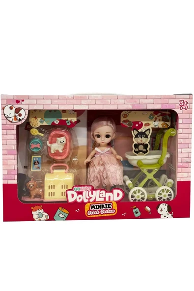 ela777 Minkie Bebek Dostum Bebek Arabalı Bebek - 3