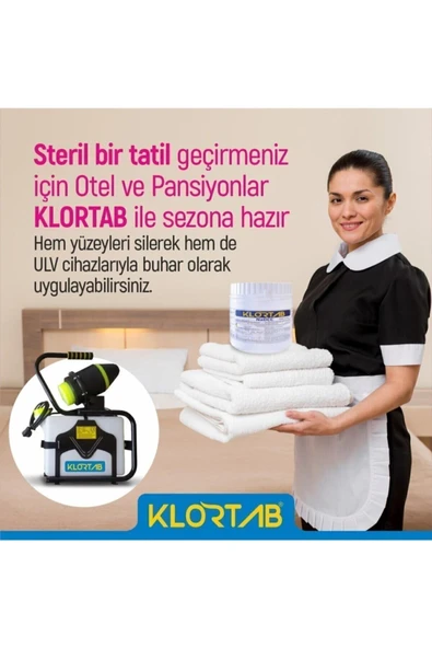 Klortab Nadcc 5 Gr X 100 Tablet - Yüksek Etkili Klor Bazlı Yer Ve Yüzey Dezenfektan Tableti - 6