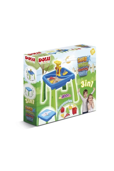 DOLU OYUNCAK Nessiworld 3077 Su Kum Yaratıcılık Masası -dolu