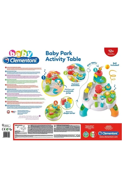 CLEMENTONI 17300 Baby - Bebek Parkı Aktivite Masası 12 Ay - 3