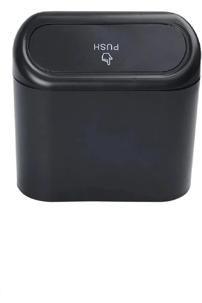 STOREMAX SHSM Concept Oto Çöp Kutusu Siyah Portatif Araç İçi Taşınabilir Kapaklı Organizer Aksesuar A