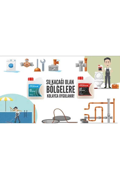 Flexdub Havuz Kaçak Tamir Kimyasalı 10Lt - 3