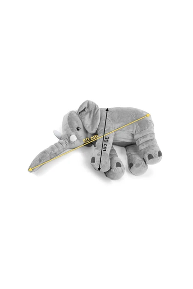 Wellgro Fil Uyku Arkadaşım Peluş Fil Orta Boy - 3