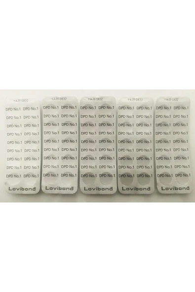 Mctpool Scuba 2 Havuz Suyu Test Cihazı Klor Ölçüm Yedek Hap Dpd1-5 Folyo (50 Hap)