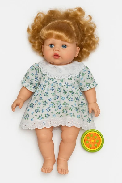 Nextpage Ayşegül Bebek Çıngıraklı Biberonlu Oyuncak Bebek