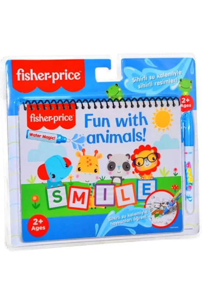 ela777 Fisher hayvanlar Su Ile sihirli Boyama Kitabı Su Kalemi 777 ürün görseli