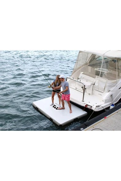 Aquamarina Aqua Marına Island Şişme Su / Tekne Platformu 250 X160 X 15 Cm - 8
