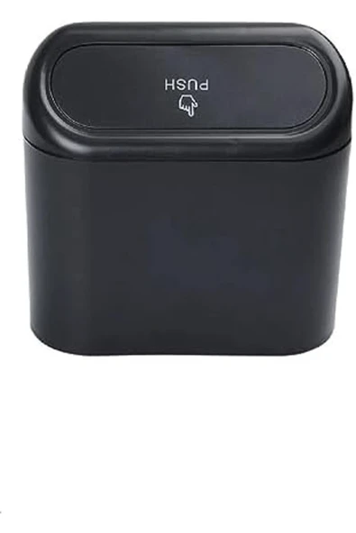 STOREMAX SHSM Concept Oto Çöp Kutusu Siyah Portatif Araç İçi Taşınabilir Kapaklı Organizer Aksesuar A - 2
