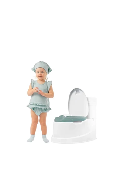 ela777 Bebek Eğitici Lazımlık Bebek Klozet Sifon Sesi Yok 777