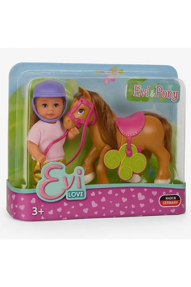 Mevsimbir Evi Ata Biniyor 12 Cm Küçük Oyun Arkadaşım Ata Binen Bebek