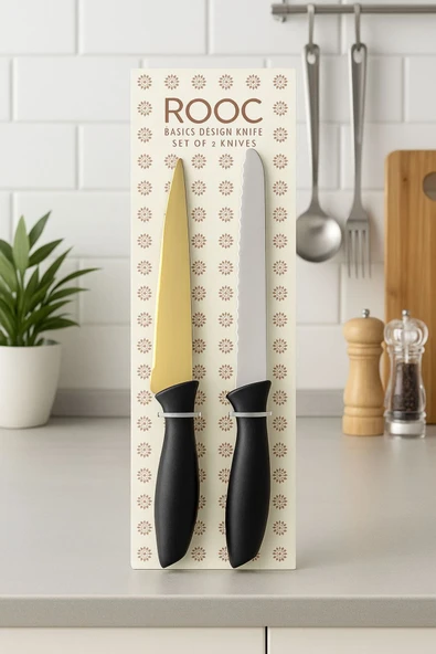 Rooc Şef ve Ekmek Bıçağı İkili Set - 2
