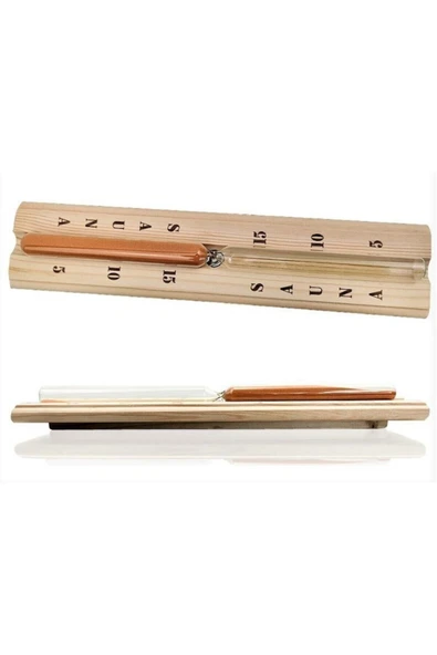 havuzdukkani Sauna Kum Saati 15 Dk Ahşap