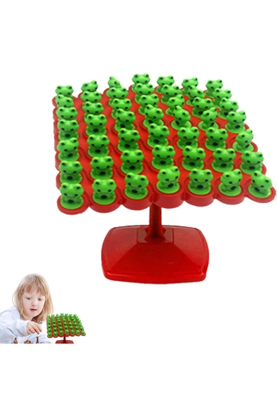 Tinky Winky Frog Game Balance Denge Oyunu Kurbağa Denge Akıl Zeka Strateji Aile Kutu Oyunu - 2