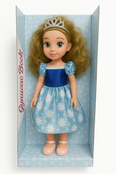 Giochi Prenses Bebek Karlar Kraliçesi 35 Cm Elsa Bebek Oyuncak Bebek Şarkı Söyleyen Bebek