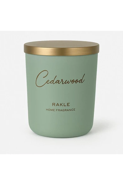 Rakle Elegant Cedarwood Kokulu Mum Gri 200 gr