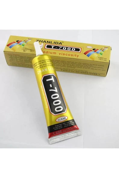 Zhanlida T7000 Dokunmatik Ekran Cam Kapak Çerçeve Yapıştırıcı 50ml Siyah - 5