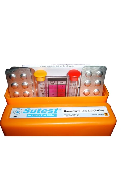 Sutest Havuz Suyu Test Kiti (Tablet)