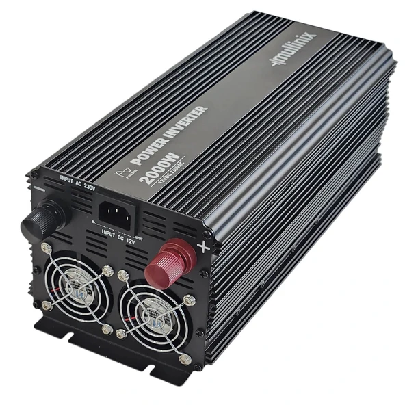 Mullinix 12V 2000W 25A Şarjlı Tam Sinüs İnverter - 2