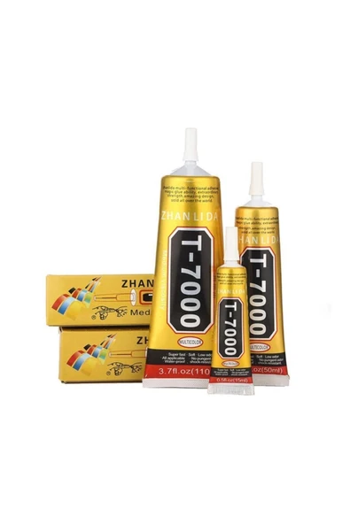 ALYASHOP T7000 110ml Dokunmatik Ekran Yapıştırıcısı Tutkal Siyah Hızlı - 2