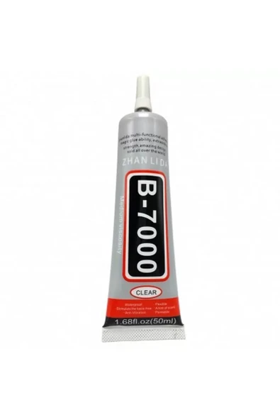 Zhanlida B7000 Ekran Dokunmatik Kapak Çerçeve Yapıştırıcı Şeffaf 50ml