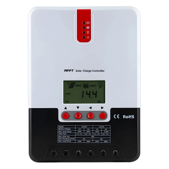 Max ML2430 30A MPPT Solar Şarj Regülatörü - 2