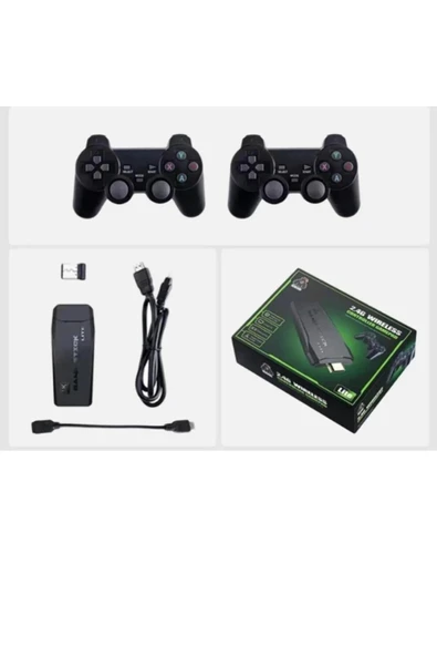 Ld Teknoloji 20000 Oyunlu Vintage Gamin Atari 2.4g Uyumlu Kablosuz Pilli - 4