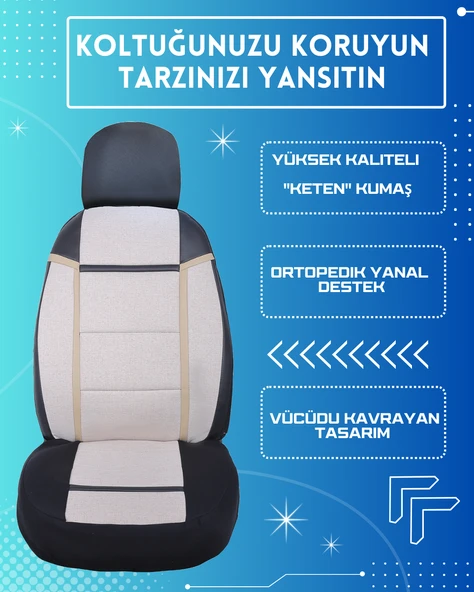 Orqide ALFA SERİSİ Fiat / Tofaş Doğan Oto Kılıfı - 5