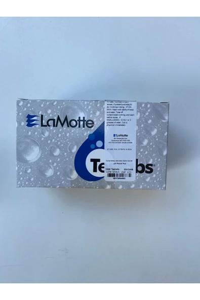 Lamotte Havuz Suyu Ph Test Tableti 1000 Ölçüm Phenol Red - 2