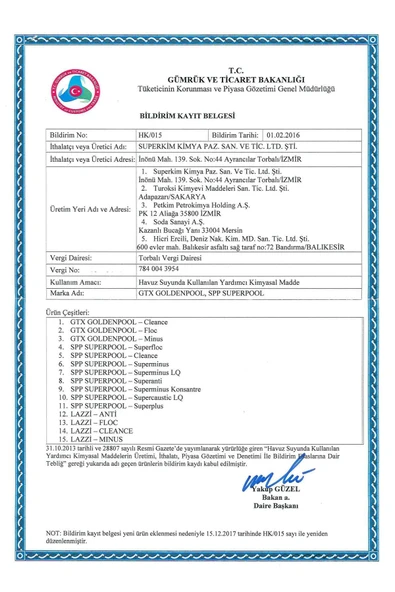 Spp Superpool Superminus 25 Kg Toz Ph Düşürücü Havuz Kimyasalı - 2