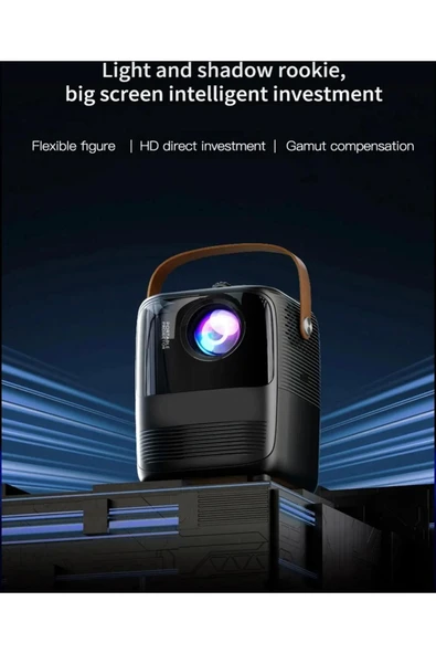 Ld Teknoloji Beyaz HD Projector 32GB Hafıza 1GB Rom 1-2 Kg FULL HD 1000 LED İthalatçı Garantili 10000:1 2 Yıl 19 - 7