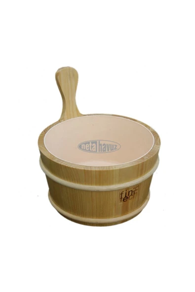 Fintech Fıntech Sauna Kovası Ahşap Plastik Içli ürün görseli