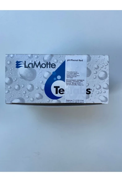 Lamotte Havuz Suyu Ph Test Tableti 1000 Ölçüm Phenol Red