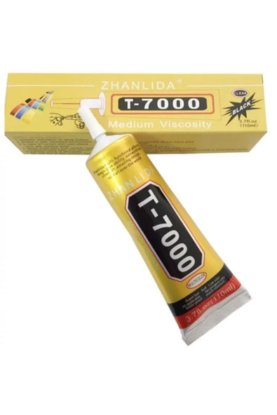 ucuzmi T7000 110ml Dokunmatik Ekran Yapıştırıcısı - Tutkal -siyah Hızlı Yapıştırıcı - Yeni Taze Ürün