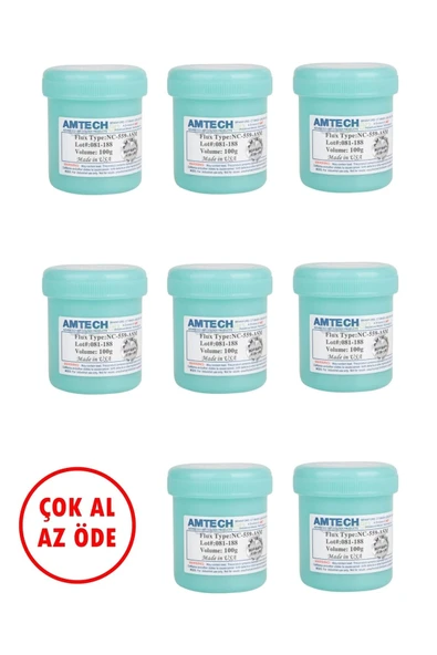 MY BİLİŞİM Flux Krem-pastalı-onarımlı Servis Lehim Nc-559-asm 8 Adet