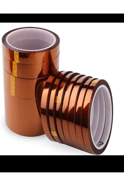 Ld Teknoloji Kapton Bant 25mm 30m Yüksek Isıya Dayanıklı Yanmaz Bant - 3