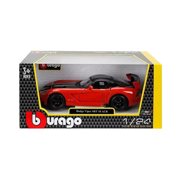 Bburago 1:24 Dodge Viper SRT 10 ACR Model Araba - 3