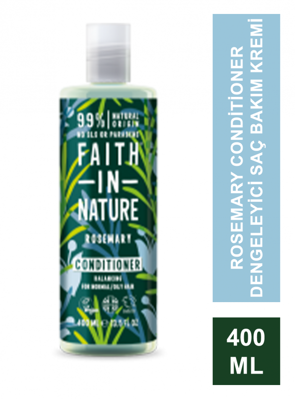 Faith In Nature Rosemary Conditioner Dengeleyici Saç Bakım Kremi 400 ml