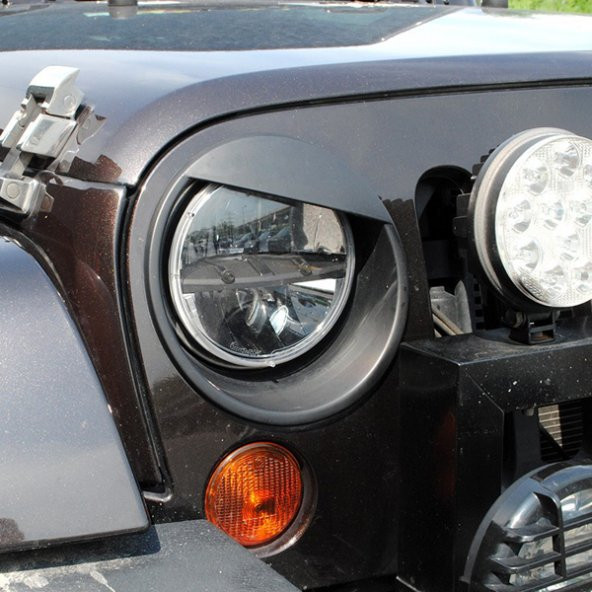 JEEP WRANGLER RUBİCON JK KIZGIN FAR ÇERÇEVESİ SETİ SAĞ-SOL