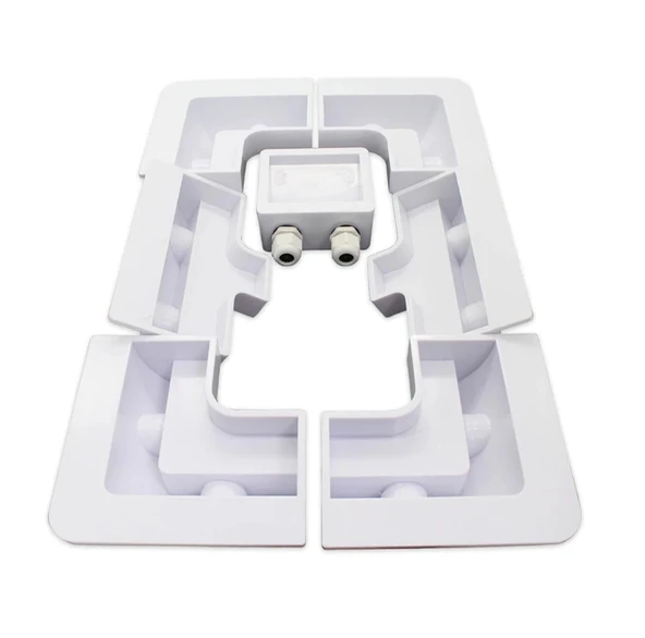 2K Abs Solar Güneş Paneli Montaj Braket Seti 7 Parça - Resim 2