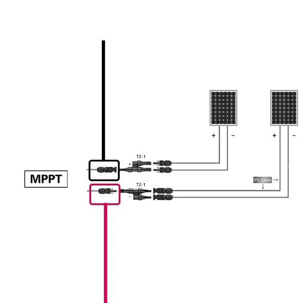 Tekli Mc4 Konnektör (Solar) Güneş Paneli Bağlantı (Erkek-Dişi) - Resim 2