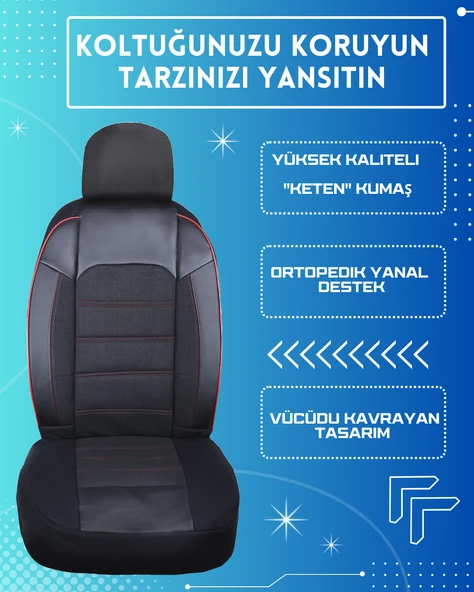 ORQİDE RAN SERİSİ Daihatsu Copen Oto Koltuk Kılıfı - 5