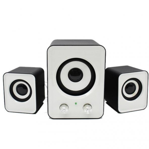 USB 2.0 Masa Üstü 2.1 Bilgisayar Hoparlörü Ses Mini Speaker - 8
