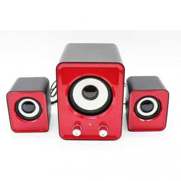 USB 2.0 Masa Üstü 2.1 Bilgisayar Hoparlörü Ses Mini Speaker - 9
