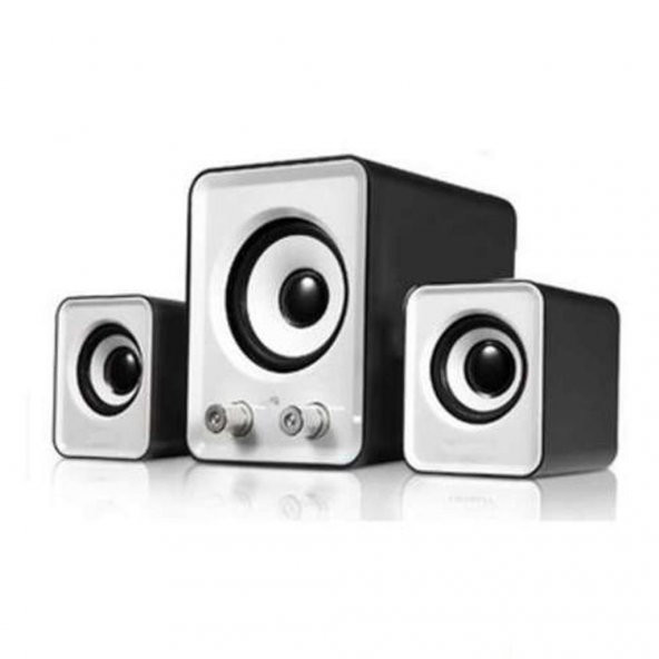 USB 2.0 Masa Üstü 2.1 Bilgisayar Hoparlörü Ses Mini Speaker - 10