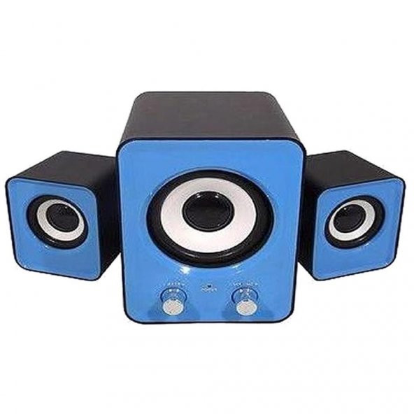USB 2.0 Masa Üstü 2.1 Bilgisayar Hoparlörü Ses Mini Speaker - 11