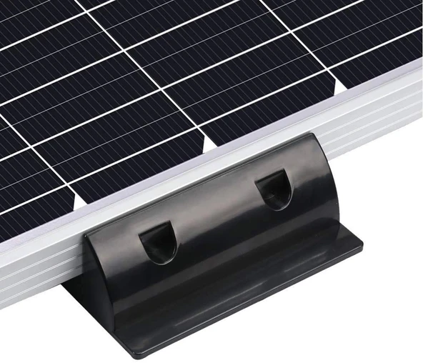 2K Abs Siyah Solar Güneş Paneli Montaj Braket Seti 7 Parça - Resim 4