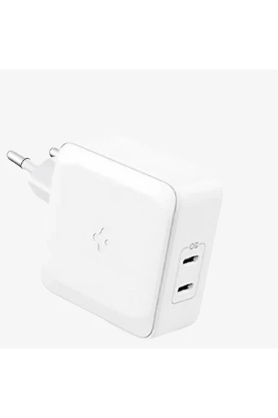 45W USB-C Güç Adaptörü 2 Port (Akım Korumalı) 20W/45W Şarj Cihazı  PE2010 White - ACH02613
