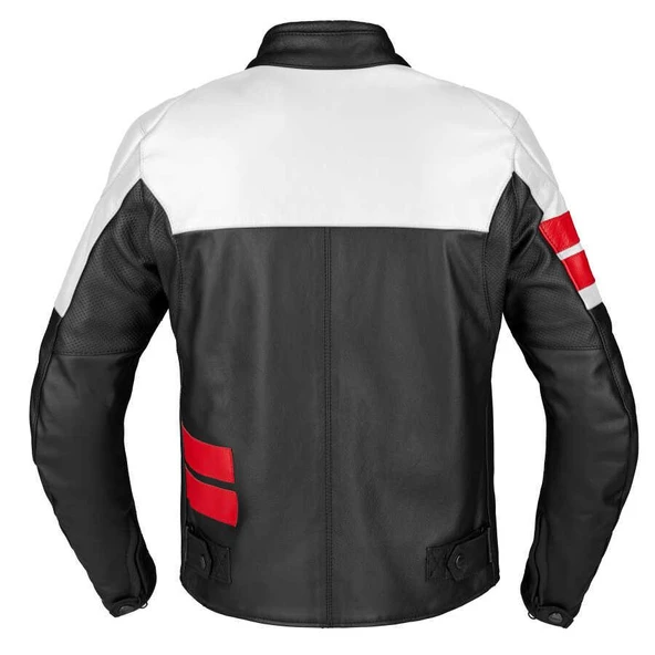 SPIDI ROAR DERİ CEKET BEYAZ - 5